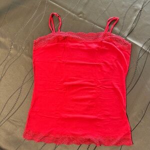 Ann Taylor Scarlet Lace Camisole